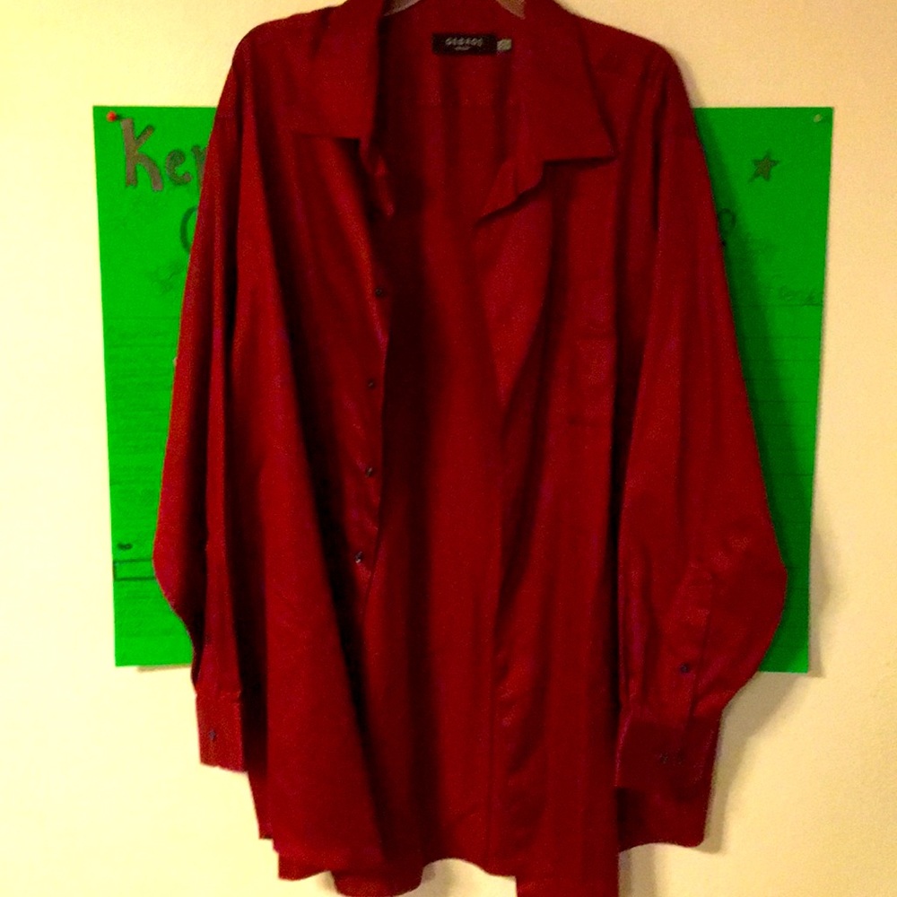 George button up collared dress T-shirt.
